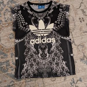 Adidas X Farm Rio Pavao TrefoilPeacock Paisley Tee